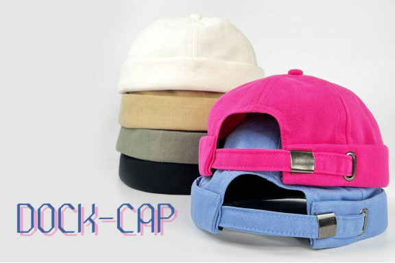 Бейсболка без козырька «dock-cap»: стильный аксессуар этим летом