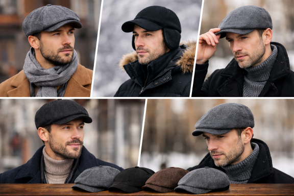 Чоловічі зимові кепки з вовни: стиль, види, матеріали та поєднання Чоловічі зимові кепки з вовни: стиль, види, матеріали та поєднання