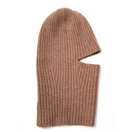 Балаклава мужская шерсть коричневая JACOB 970-084