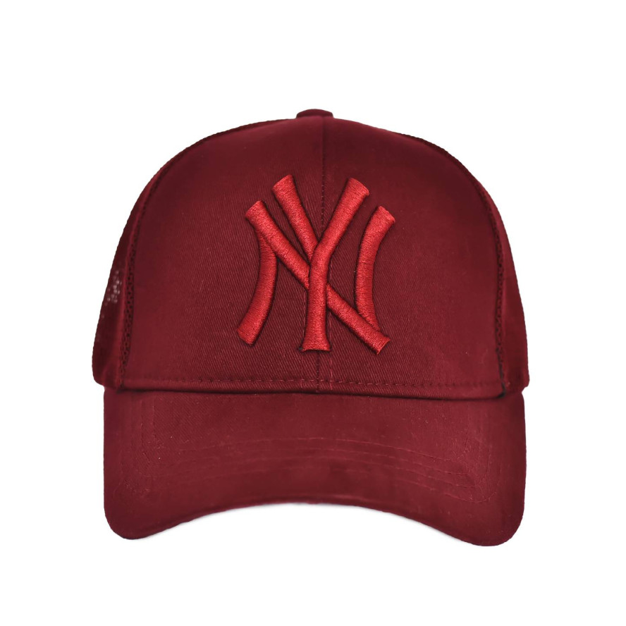 Бейсболка тракер женская хлопок бордовая BRUNO 571-038, фото 2