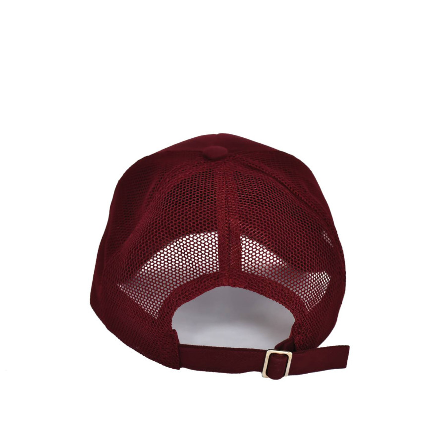 Бейсболка тракер женская хлопок бордовая BRUNO 571-045, фото 3