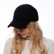 Бейсболка з регулятором і вушками жіноча штучне хутро каракуль чорна JADE 754-158, фото 5