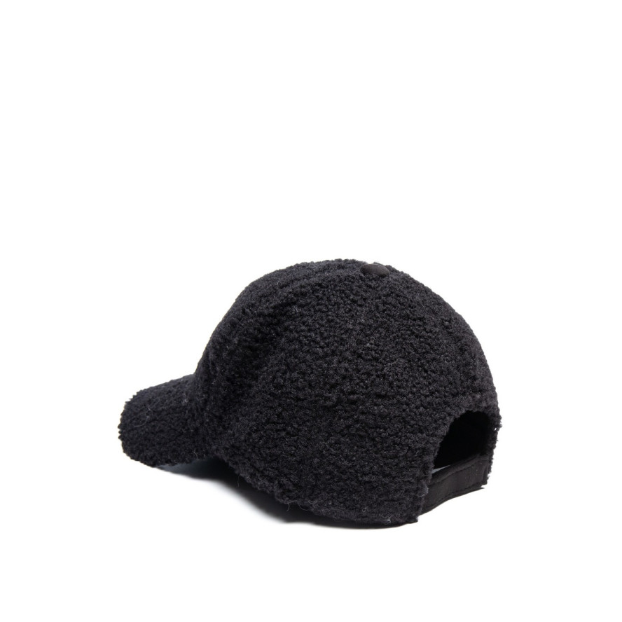 Бейсболка з регулятором і вушками чоловіча штучне хутро каракуль чорна JADE 754-158, фото 2