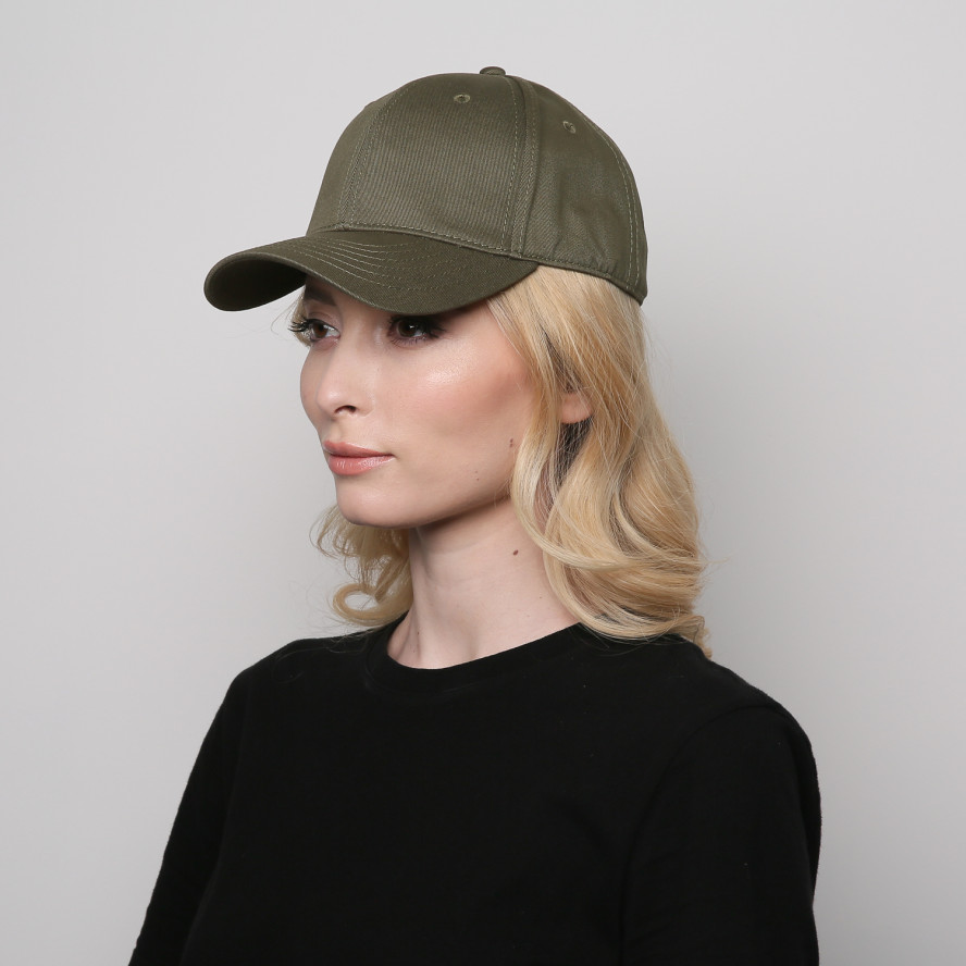 Бейсболка з регулятором жіноча котон хакі CHRISTIAN 851-970, фото 4
