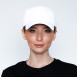 Бейсболка з регулятором жіноча котон біла ERIN 110-083, фото 5