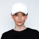 Бейсболка з регулятором жіноча бавовна біла KEROL 112-247, фото 5