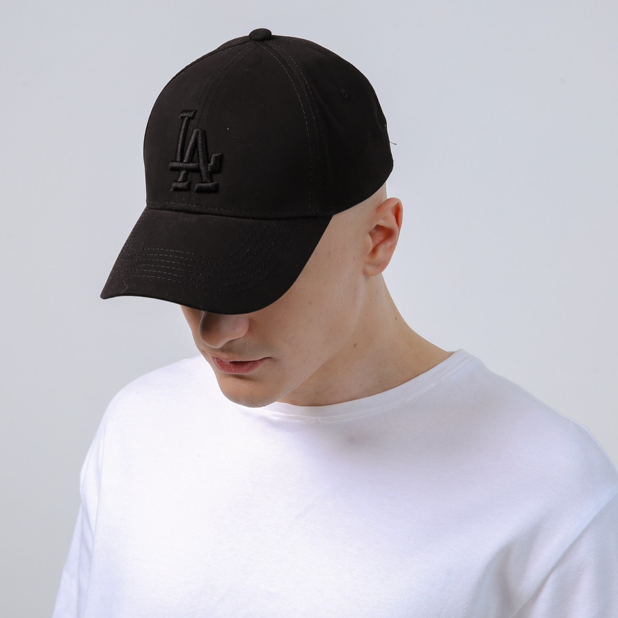 Бейсболка с регулятором мужская коттон черная CLINT 133-419, фото 5