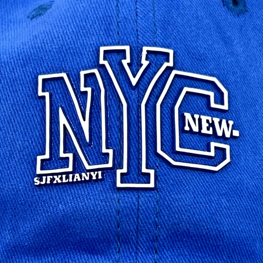 Бейсболка з регулятором жіноча котон синя BLAKE 159-013, фото 4