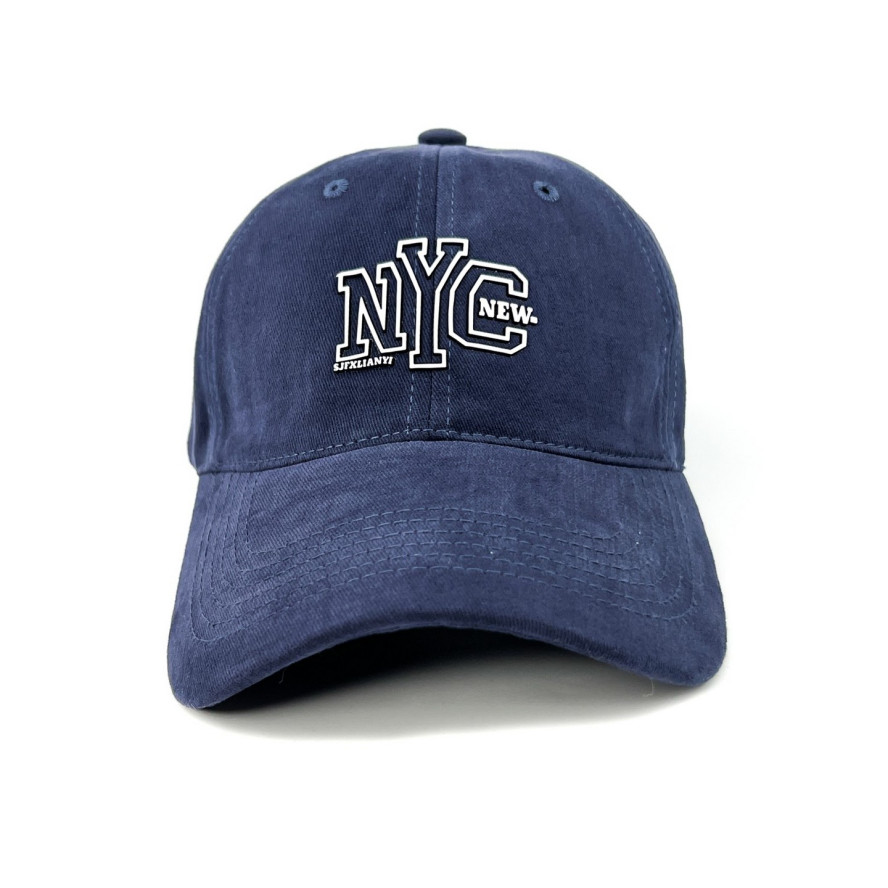 Бейсболка з регулятором жіноча котон синя BLAKE 159-051, фото 2