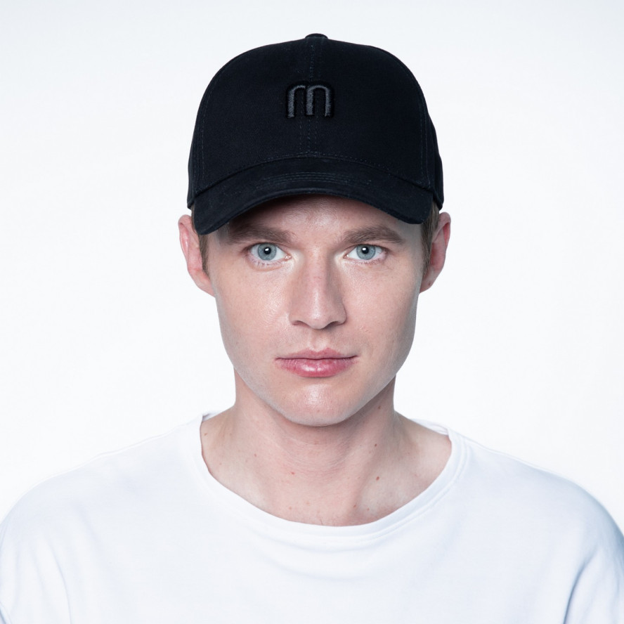 Бейсболка з регулятором чоловіча котон чорна DEXTER 175-433, фото 6