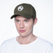 Бейсболка з регулятором чоловіча котон хакі LAD 197-398, фото 5