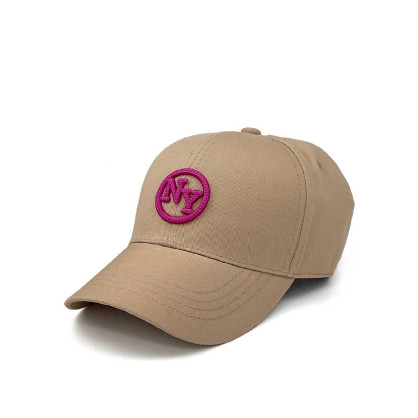 Бейсболка з регулятором жіноча котон бежева LAD 197-589