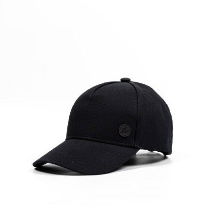 Бейсболка с регулятором и ушками мужская коттон черная SEAN 243-170