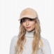 Бейсболка з регулятором жіноча штучне хутро кролик бежева LAM 279-162, фото 4