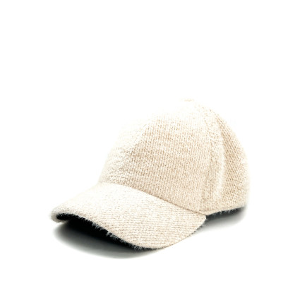 Бейсболка з регулятором жіноча вовна бежева STELLA 279-223