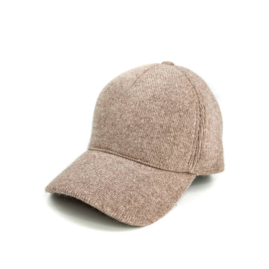 Бейсболка з регулятором жіноча вовна бежева TERENCE 283-749, фото 1