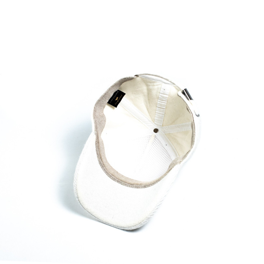 Бейсболка з регулятором жіноча вовна біла TERENCE 282-452, фото 3