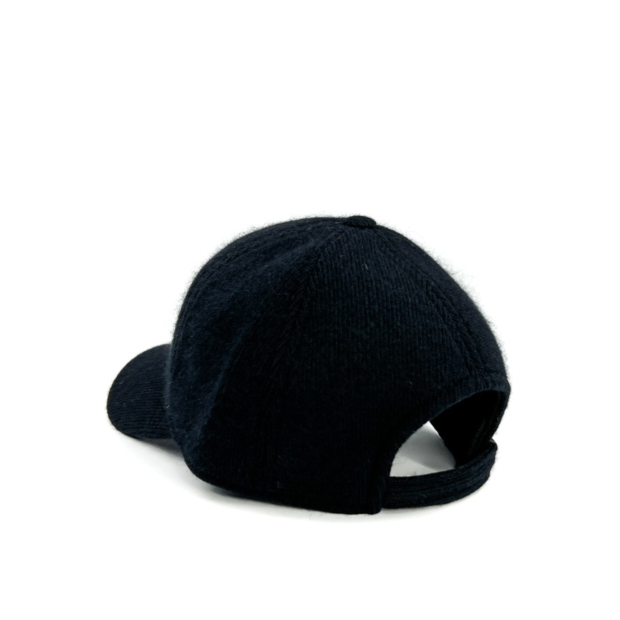 Бейсболка з регулятором жіноча вовна чорна TERENCE 283-787, фото 2