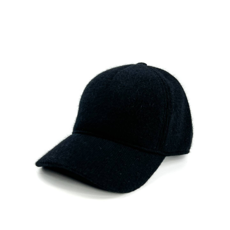 Бейсболка з регулятором жіноча вовна чорна TERENCE 283-787, фото 1