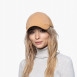 Бейсболка з регулятором і вушками жіноча ангора/кашемір помаранчева КЛАРІС 323-797, фото 6