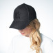 Бейсболка з регулятором жіноча джинс чорна ЛЕНОН 408-982, фото 5