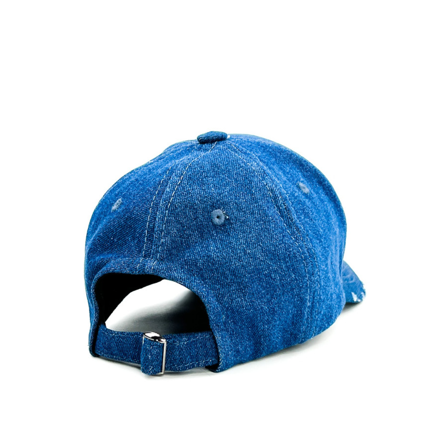 Бейсболка з регулятором чоловіча джинс синя ЗІГІ 409-972, фото 2