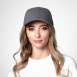 Бейсболка з регулятором жіноча котон сіра ERIN 444-126, фото 5
