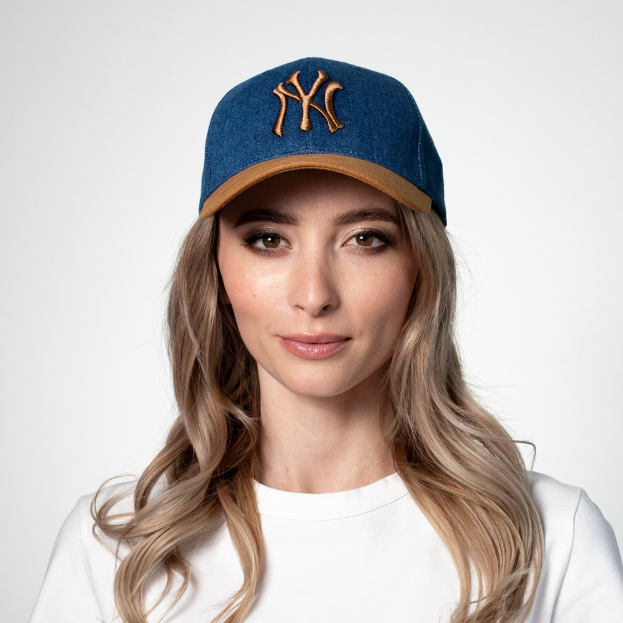 Бейсболка з регулятором жіноча джинс синя ТАДЕЙ 444-690, фото 5