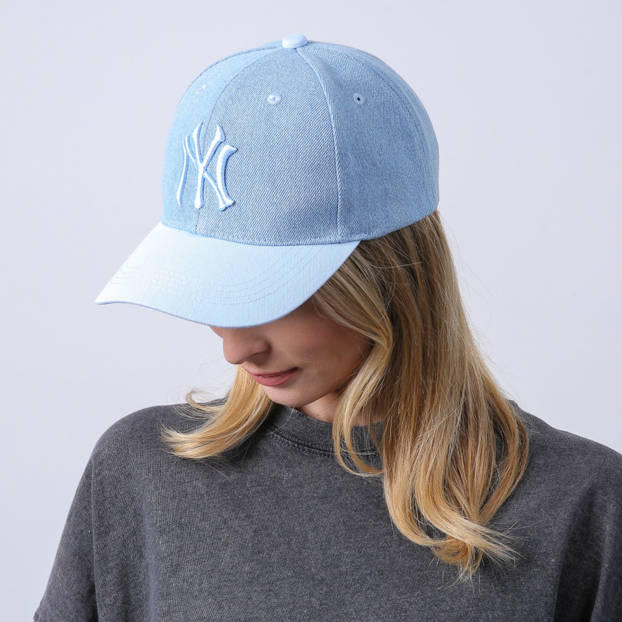 Бейсболка з регулятором жіноча джинс блакитна ТАДЕЙ 444-706, фото 5