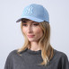 Бейсболка з регулятором жіноча джинс блакитна ТАДЕЙ 444-706, фото 4