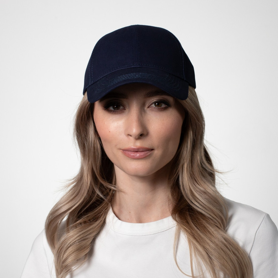Бейсболка з регулятором жіноча котон синя МАЕЛЬ 450-141, фото 5