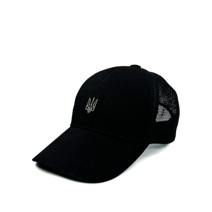 Бейсболка тракер жіноча котон чорна ХАКОН 516-694 Бейсболка тракер жіноча котон чорна ХАКОН 516-694