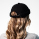 Бейсболка без козирка з регулятором жіноча вовна чорна ГРЕЙ 554-245, фото 8