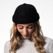 Бейсболка без козирка з регулятором жіноча вовна чорна ГРЕЙ 554-245, фото 7