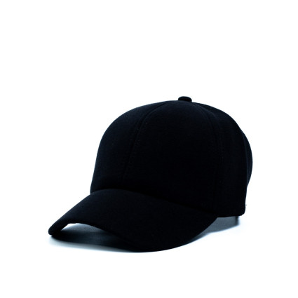 Бейсболка с регулятором мужская кашемир черная ШЕР 556-300