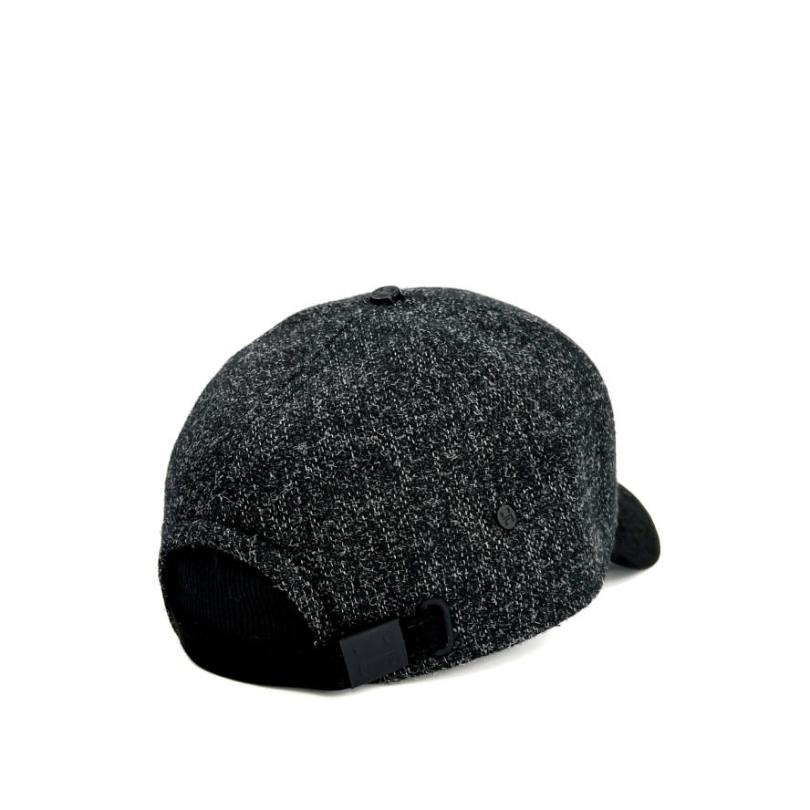 Бейсболка з регулятором і вушками чоловіча вовна чорна СТЕФАН 635-579, фото 2