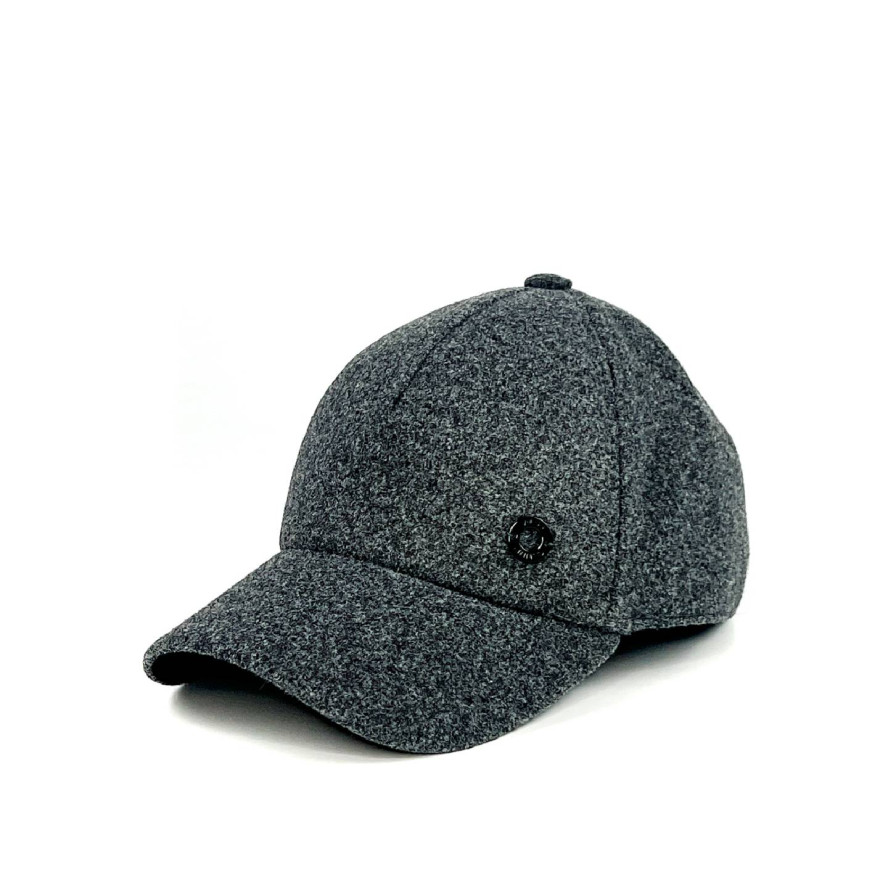 Бейсболка з регулятором і вушками жіноча вовна сіра КЕЙТ 642-461, фото 1