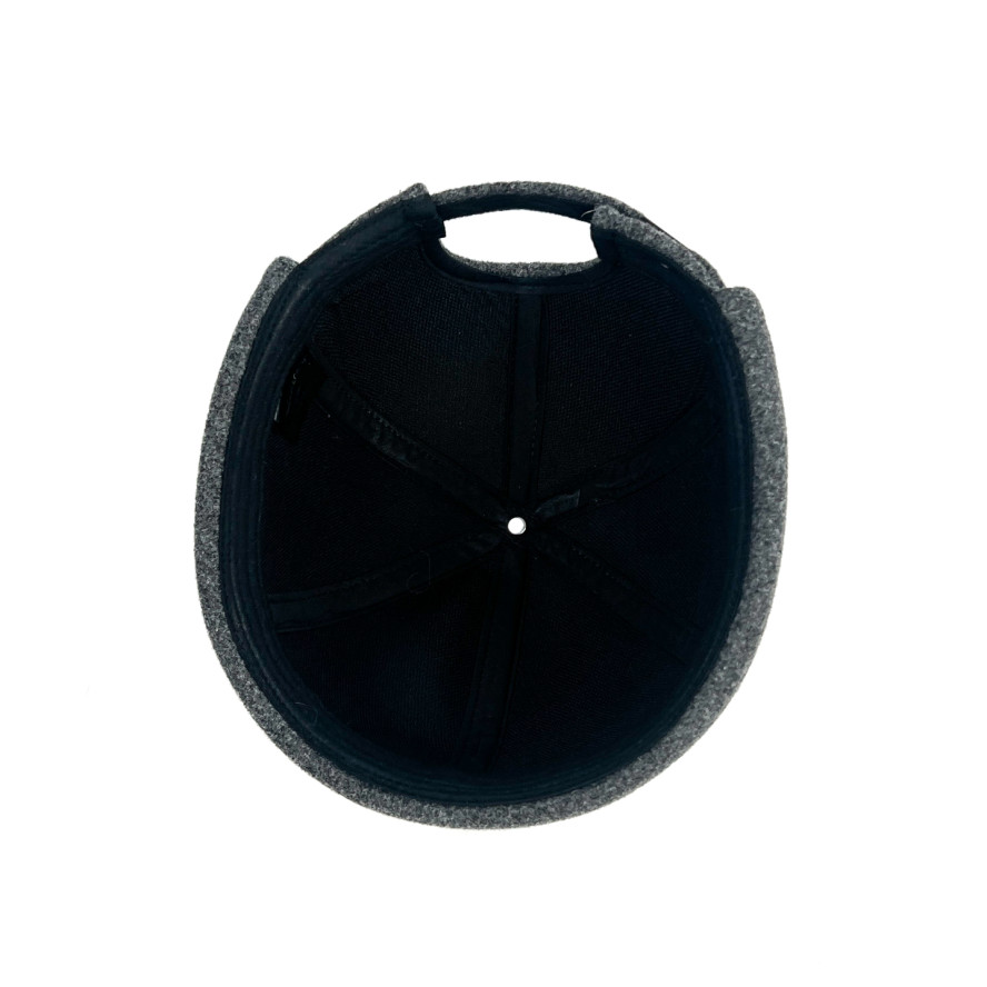 Бейсболка без козирка з регулятором жіноча вовна сіра ГРЕЙ 642-522, фото 4