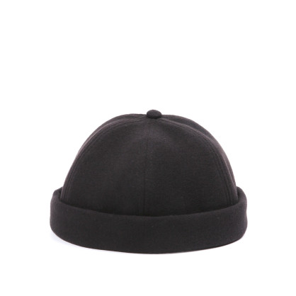 Бейсболка без козирка з регулятором жіноча кашемір чорна ХАСАН 738-454 Бейсболка без козирка з регулятором жіноча кашемір чорна ХАСАН 738-454
