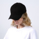 Бейсболка з регулятором жіноча бавовна чорна ПАУЛО 745-667, фото 5