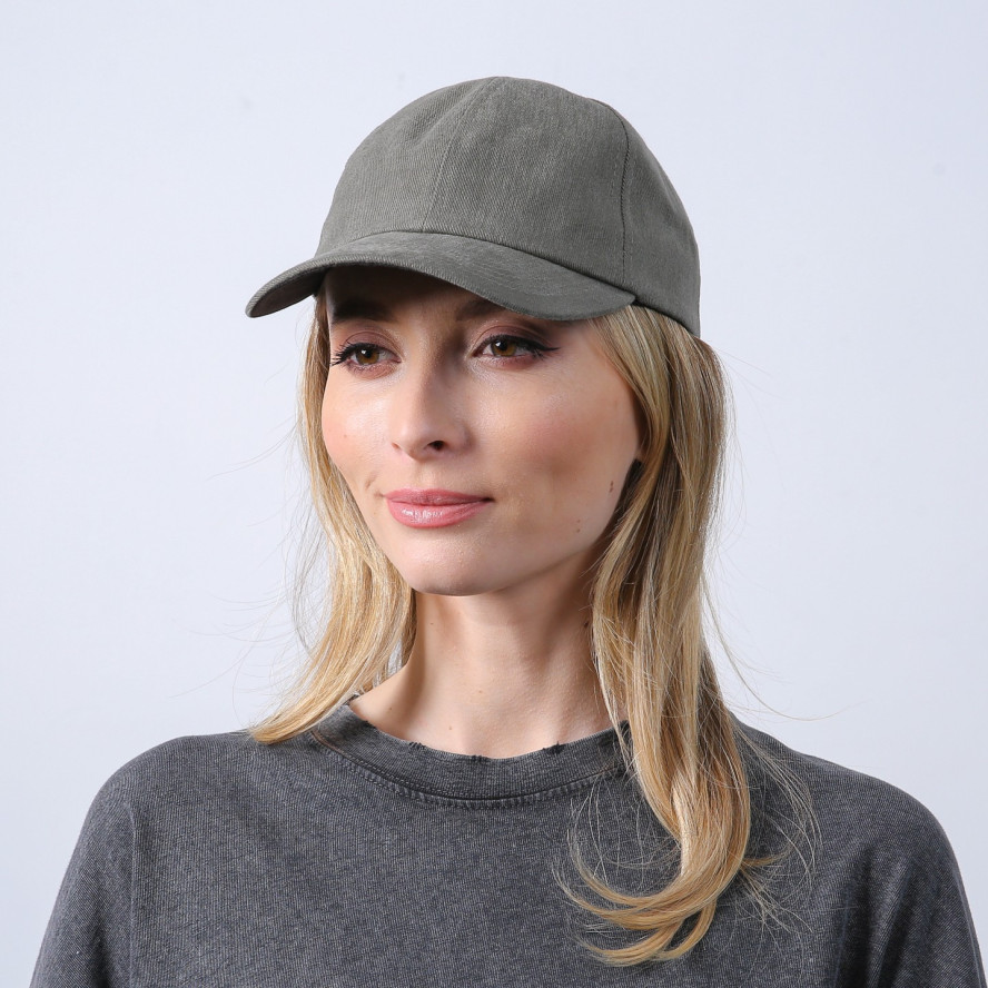 Бейсболка з регулятором жіноча котон хакі РЕККО 761-414, фото 4