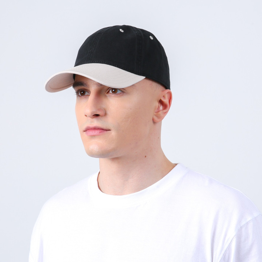 Бейсболка з регулятором чоловіча котон чорна АРТЕС 772-502, фото 4