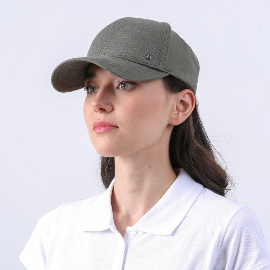 Бейсболка з регулятором жіноча бавовна хакі ПАЛМА 800-953, фото 4