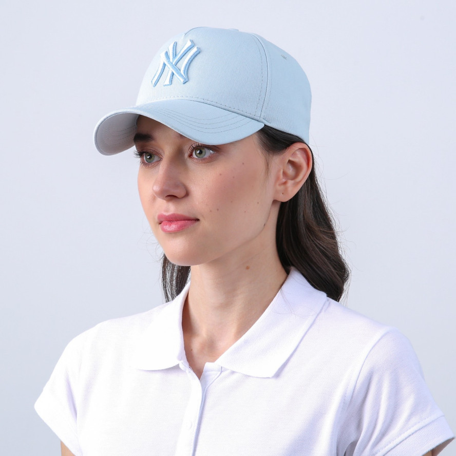 Бейсболка з регулятором жіноча бавовна блакитна ДЖОСЛІН 820-036, фото 4