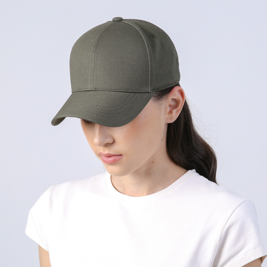 Бейсболка з регулятором жіноча котон зелена ІДУН 848-986, фото 5