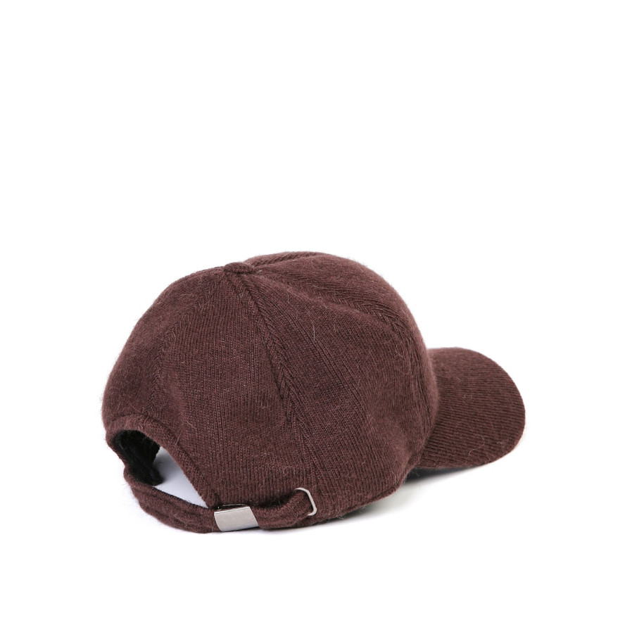 Бейсболка з регулятором жіноча вовна коричнева TERENCE 863-736, фото 2