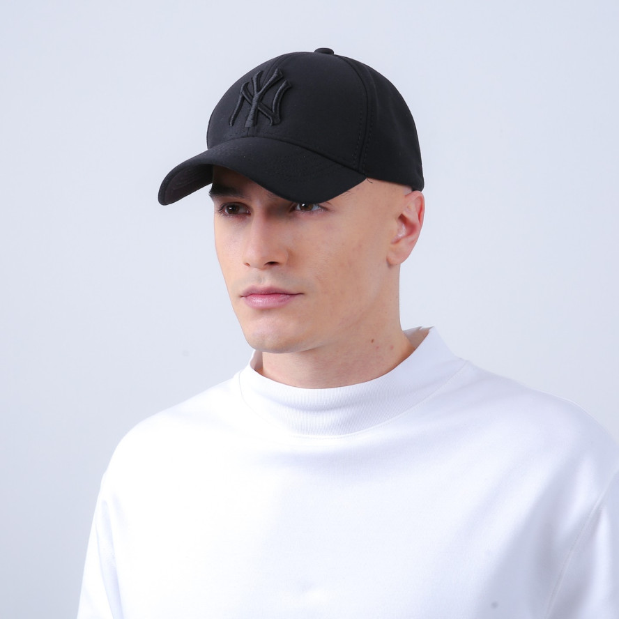 Бейсболка з регулятором чоловіча трикотаж чорна МАРВІН 921-788, фото 4