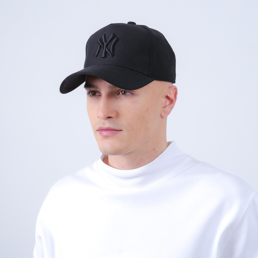 Бейсболка з регулятором чоловіча трикотаж чорна ЛІАМ 921-818, фото 4