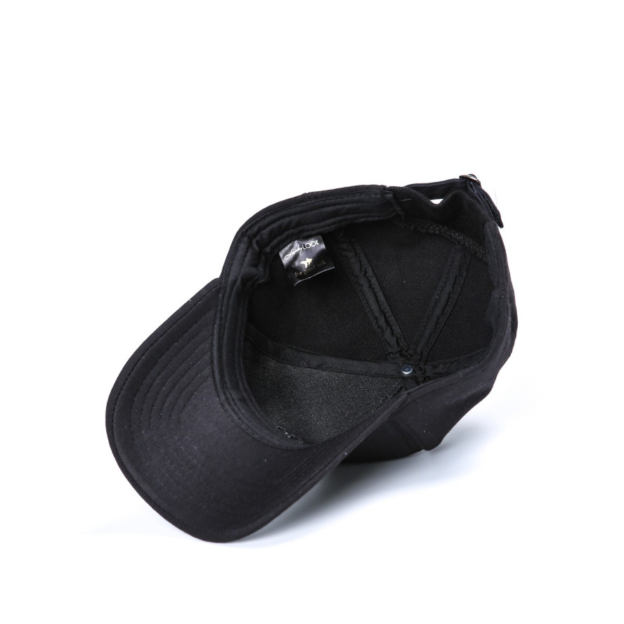 Бейсболка з регулятором чоловіча трикотаж чорна МАІЛ 923-584, фото 3