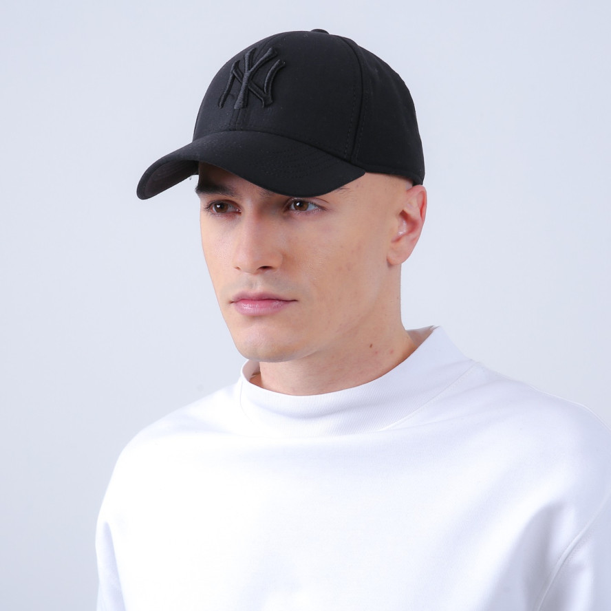 Бейсболка з регулятором чоловіча трикотаж чорна ШЕГ 923-607, фото 4